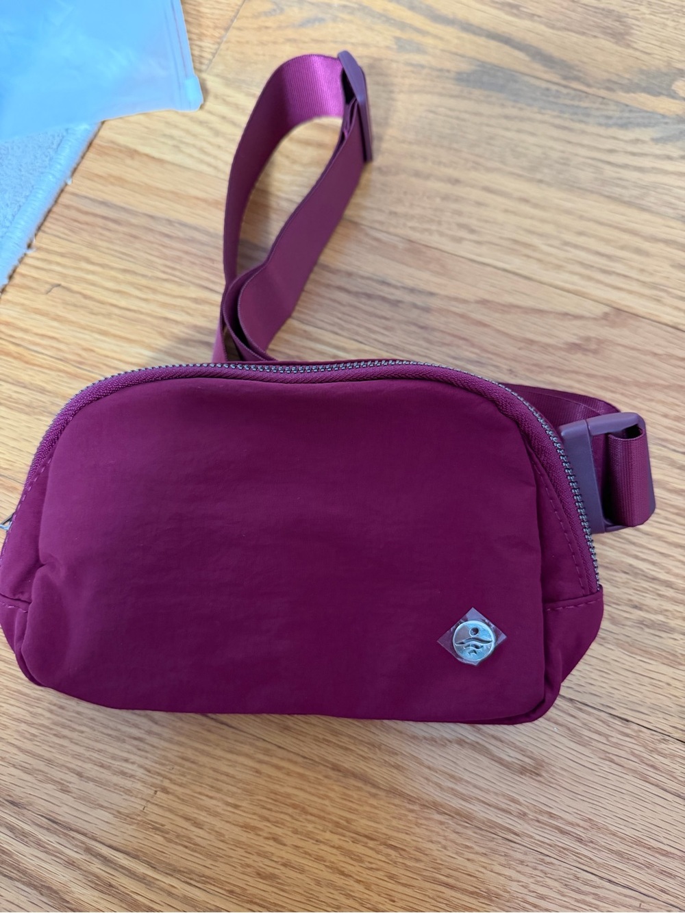 HALARA Wine Red Crossbody Bag with Adjustable Strap